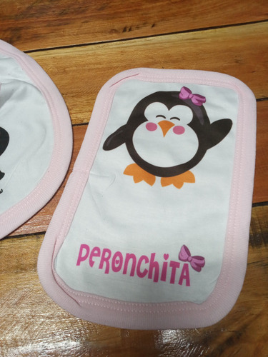 Imagen 3 de 4 de Oferta Preestampados Cód.230 Combo Babero Y Babita El Amor