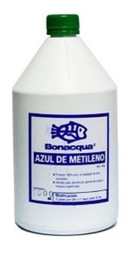 Azul De Metileno Bonacqua Acuario Pecera Peces 1 Litro
