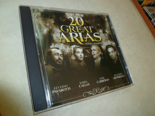 20 Great Arias -cd Pavarotti -callas -carreras -domingo Nuev