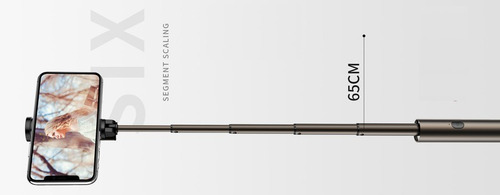 Selfie Stick Bluetooth Magic Flaute + Flash Led Da Rock