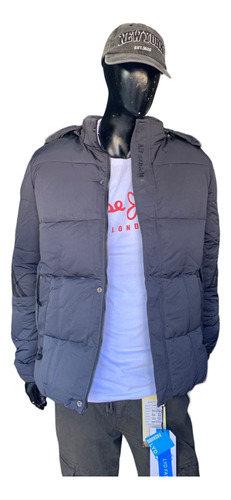 Chaqueta Hombre  Outdoor Engomada Termica Azul (lyd1995)