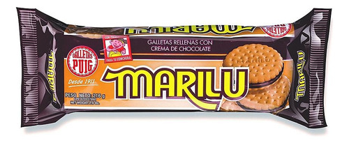 Galleta Marilu Chocolate Puig Venezolana