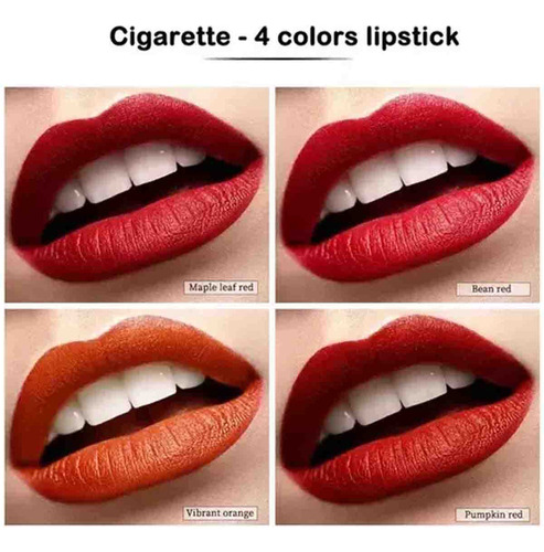 Set De Barra De Labios Mate 8 Pzs, 4 Colores