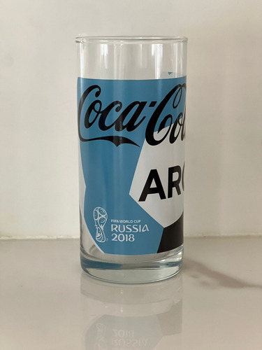 Set X 8 Vasos Vidrio Coca Cola Mundial Argentina 245 Cc Pasa