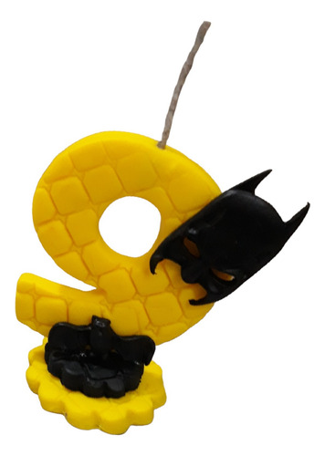 Vela Batman 9 Anos Biscuit
