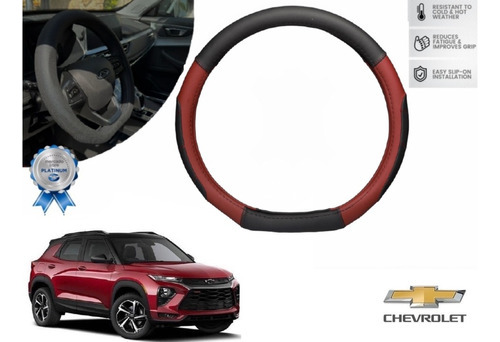 Cubrevolante Negro Vino Tipo Forma D Chato Trailblazer 2021