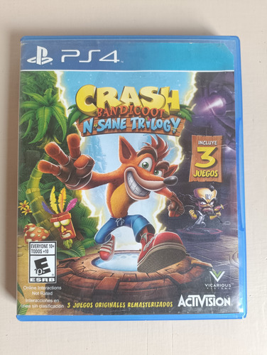 Crash Bandicoot: N Sane Trilogy Fisico Playstation 4 Ps4 (Usado)