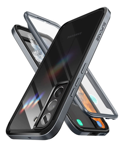 Funda Para Samsung Galaxy S22 Plus 5g Transparente/negra