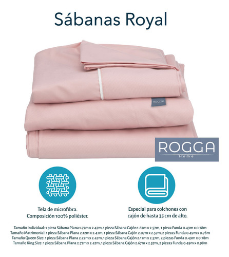 Protector De Colchón King Size Spring Air + Sábanas Royal