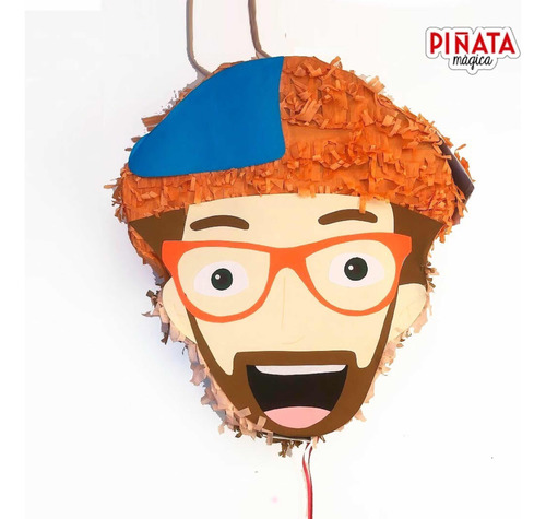 Piñata Cara De Blippi 