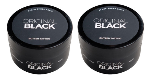 Butter Tattoo Original Black 100ml Crema Para Tatuajes X2