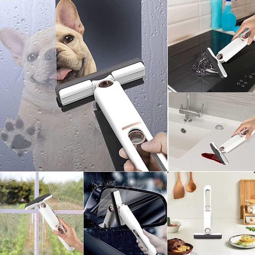 Rodo Portátil Mini Mop Esfregão Limpeza Mesa Cozinha Sala Cor Branco