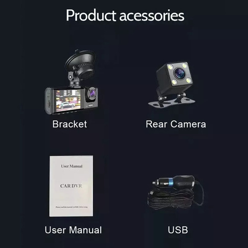 De Cámara Frontal Interna Wifi Automotive, Grabación