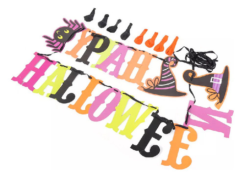 Nuevo For Banderas De Papel Con Globos De Halloween,