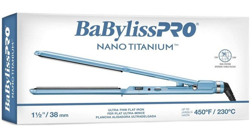 Plancha De Cabello Babyliss Ligero Pro Nano Titanium 1-1/2''