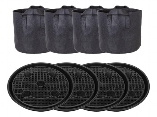 4pcs Plantadores De Planta Auto Riego Planta Con Bolsas De