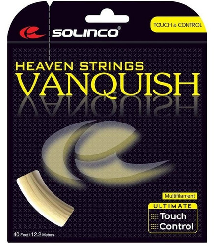 Set Individual Cuerda Raqueta Tenis Solinco Vanquish 1.30 +c