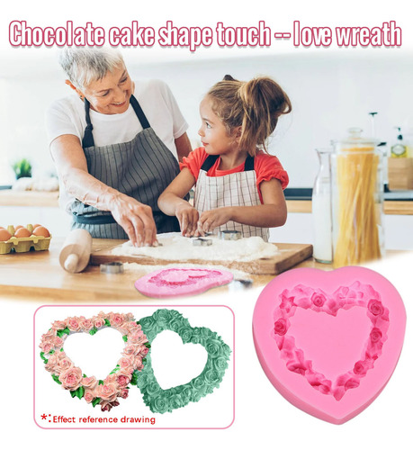 Dia Dos Namorados Love Wreath Fondant Cake Chocolate