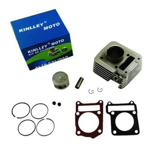 Imagen 1 de 3 de Kit Cilindro Motocicleta Yamaha Ybr-125 Gris Kinlley
