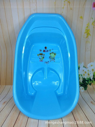 Imagen 1 de 8 de Baño Bañito Bañera De Plástico Para Bebé Infantil Colores