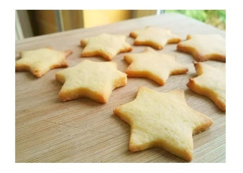 Cortador Molde Para Biscoito Inox 3 Pçs Estrela