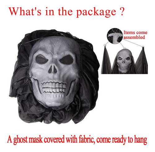 Halloween Colgante Esqueleto Fantasma Horror Decoración Ao A