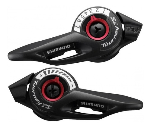 Manija Cambio Para Bicicleta Shimano Tourney Tz 500 Jgo 21 V