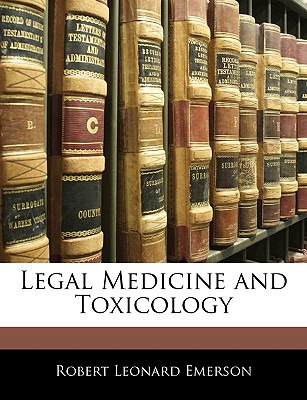 Libro Legal Medicine And Toxicology - Emerson, Robert Leo...