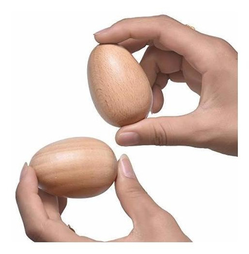 Juego De Agitadores De Huevos De Madera, Instrumentos M...