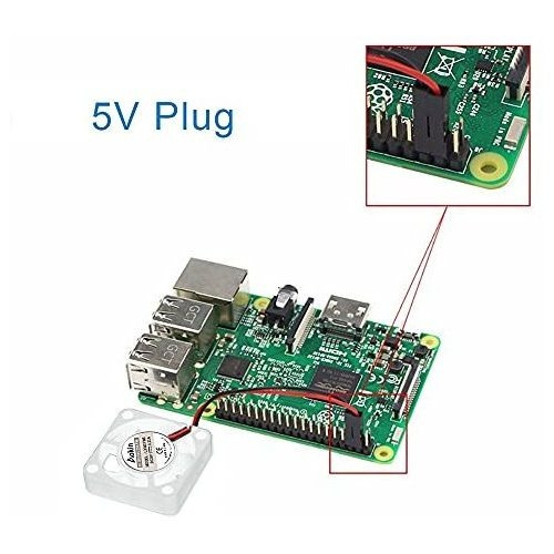 Ventilador De 4 Piezas De 30 X 30 X 7 Mm Para Raspberry Pi,