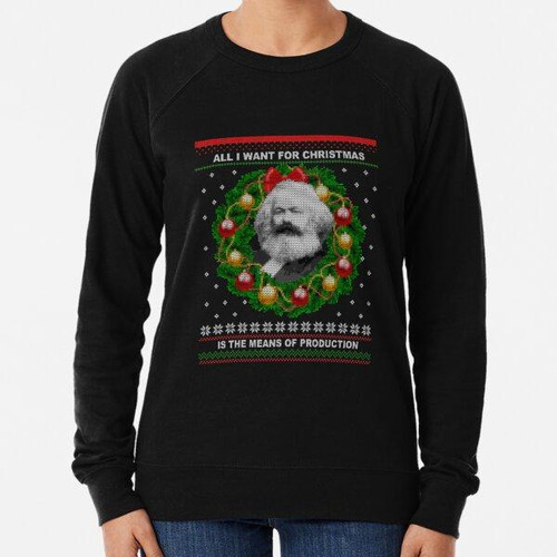 Buzo Karl Marx Ugly Christmas Sweater - Aprovecha Los Medios