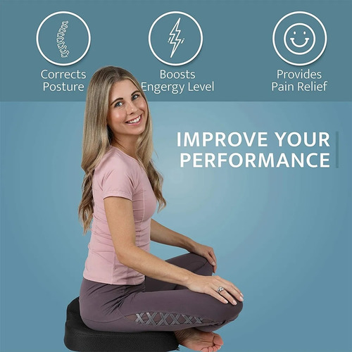 Cojín Asiento Lumbar Ergonomico Coxis Ortopédico Silla