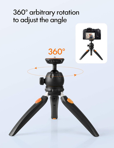 Proyector Mini Trípode Portátil 360° Rotación, 2 Modos Altur
