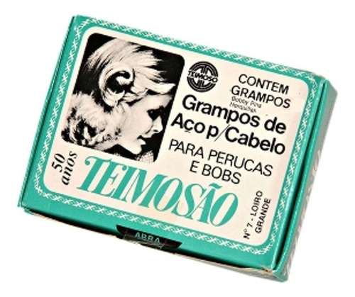 Grampos Para Cabelo - Loiro - 100 Un - Nº7