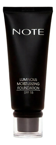 Base de maquillaje en cremoso Note Cosmetique Luminous Moisturizing Foundation tono 04 - sand - 35mL