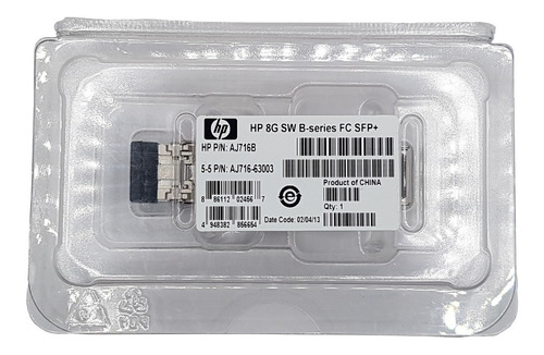 Transceiver Hp 8gb Sw B-series Fc Sfp+ (nuevos Y Sellados)