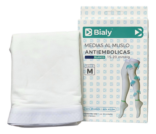 Medias Antiembolica Muslo 15-20mmhg Talla M Bialy