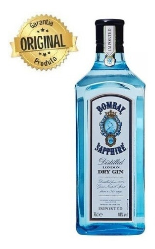 Gin Bombay Sapphire 750 Ml - Original Com Nota Fiscal