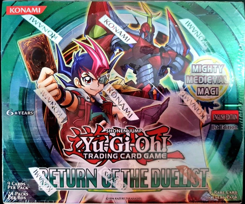 Yugioh Return Of The Duelist Booster Box Display Inglés