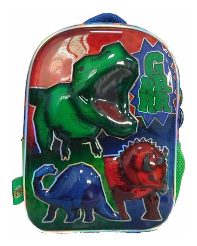 Mochila Mundo Dino Tres Dinosaurios