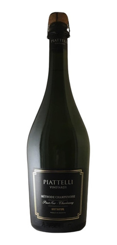 Espumante Piattelli Brut Nature 750ml. Metodo Champenoise