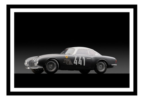 Ferrari 250 Gt Tour De France Sport Cuadro Enmarcado 45x30cm