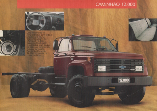 Folder Catálogo Folheto Chevrolet Caminhão 12000 (cv023)