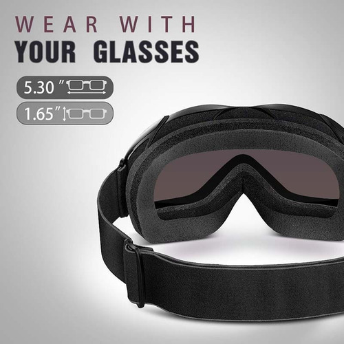Imagen 4 de 6 de Lentes De Esqui Snowboard Ski Outdoormaster Antitinieblas