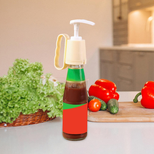 4 X 2xketchup Exprimidor Dispensador De Jarabe Con 4 Piezas