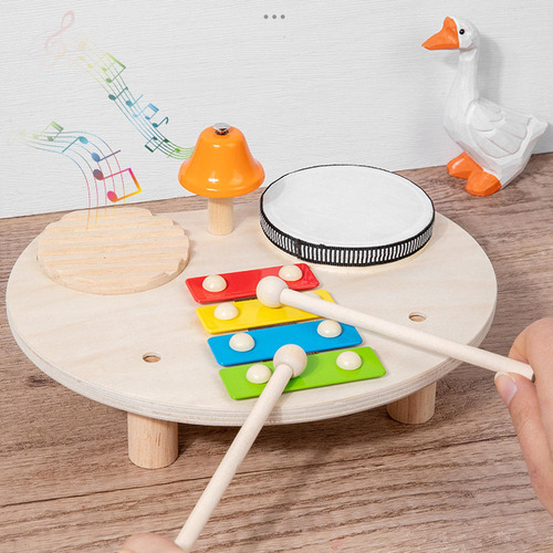 Juego De Batería For Niños Montessori, Instrumentos De
