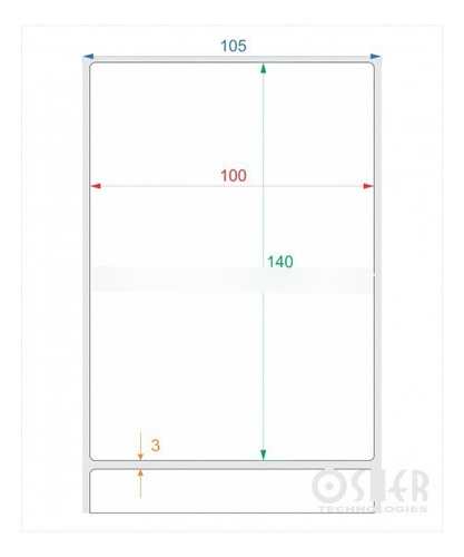 10 Rolos Etiquetas Adesiva Térmica 100x140 10x14 Zebra ...