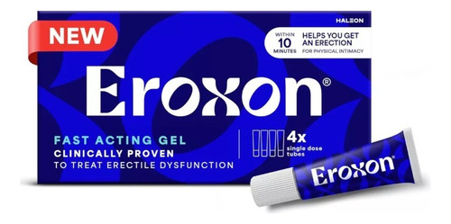 Eroxon Gel Disfuncion Hombre 4 Tubos De 0.25 Oz