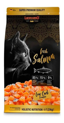Leonardo Fresh Salmon Alimento Para Gatos 1,5 Kg L&h