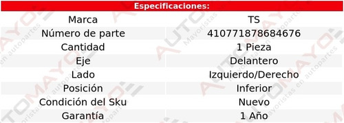 Juego 2 Rotulas Del Inf Ts Mercedes-benz Ml320 98-03